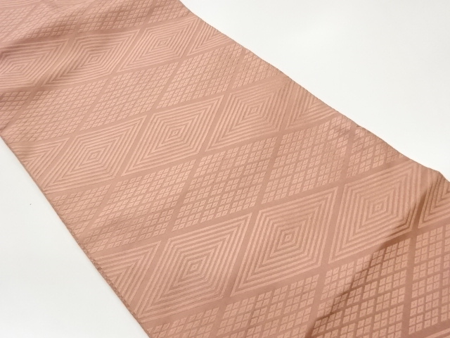 JAPANESE KIMONO / HISHI PATTERN WEAVING NAGOYA OBI